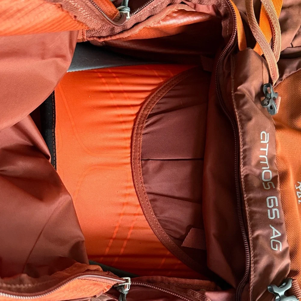 OSPREY Men's Hiking Backpack in Rust Orange - Picture 7 of 16